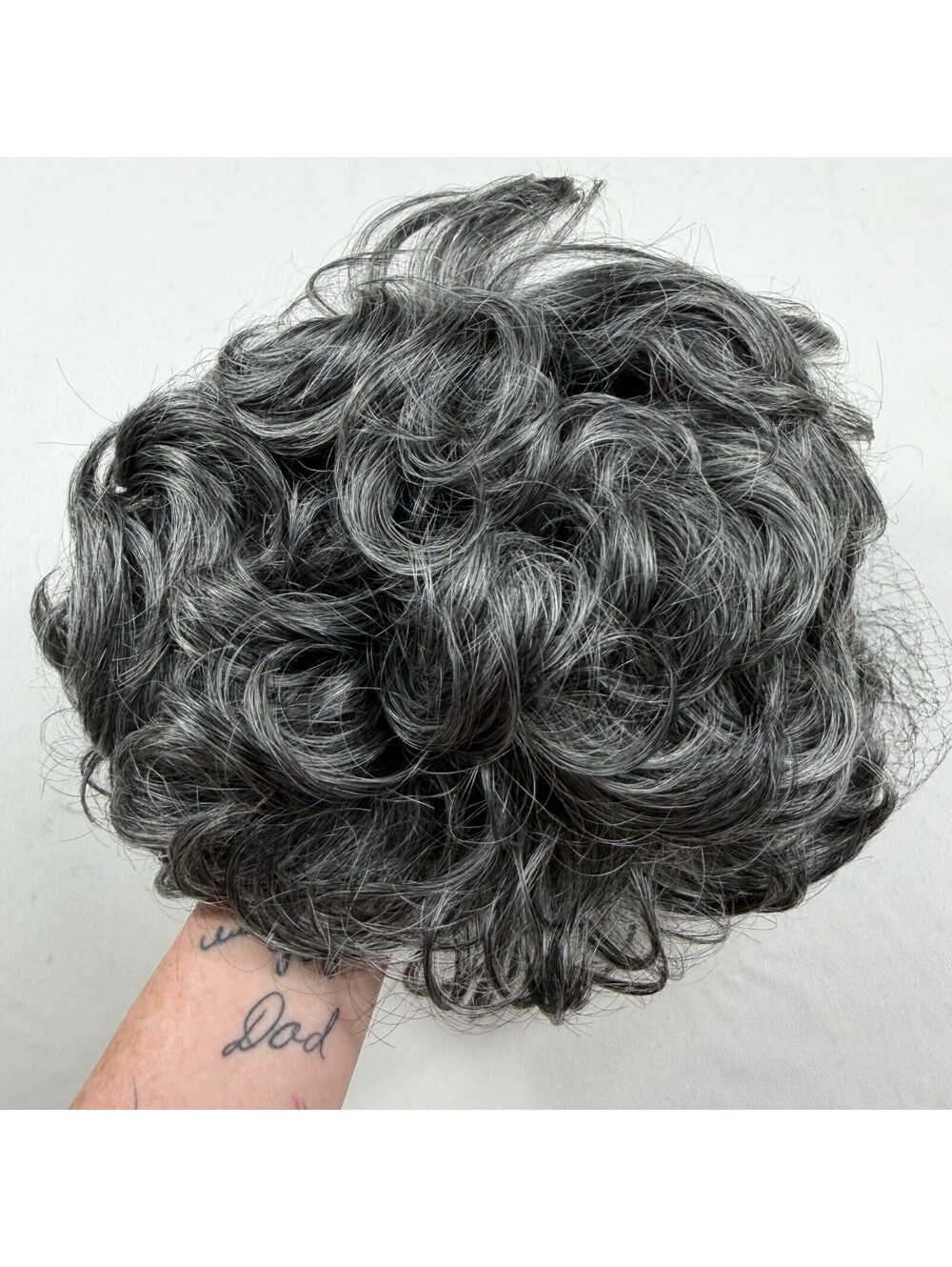 Fashion Nova Synthetic Gray Curly Wig with Lace Front